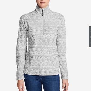 NWT Eddie Bauer 1/4 zip fleece